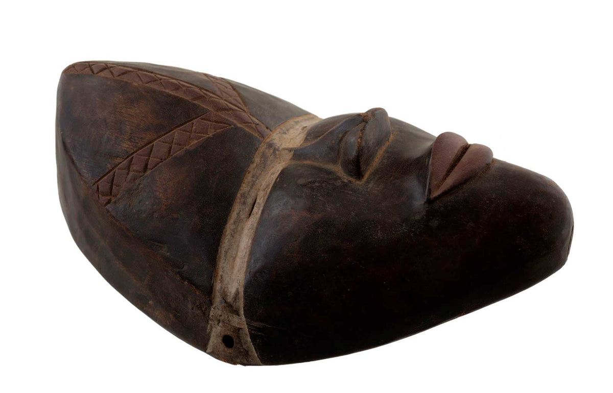 Masque de course Dan Tankaglé du Liberia – masque africain en bois