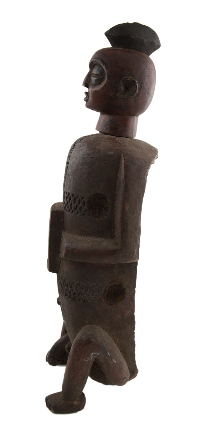 Statue Herero en bois – Rituel initiatique, Namibie