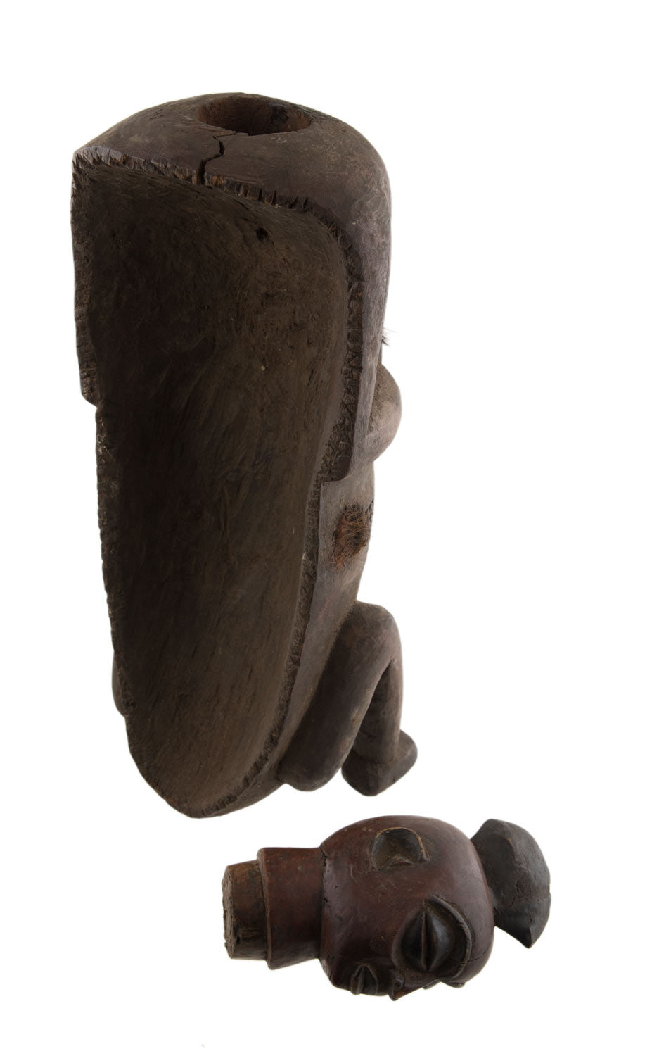 Statue Herero en bois – Rituel initiatique, Namibie