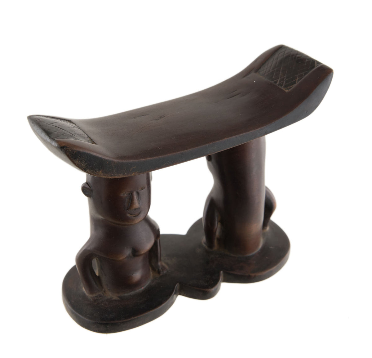 Appui-nuque figuratif de RDC – Repose-tête en bois