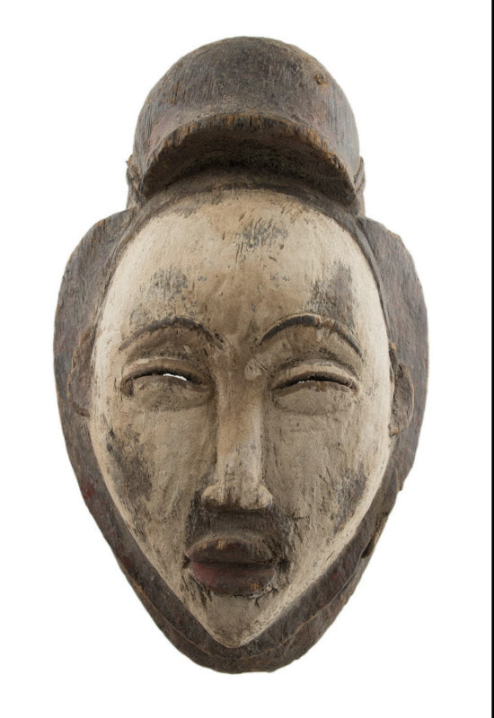 Masque africain Punu-Pounou-Lumbo – Art traditionnel du Gabon