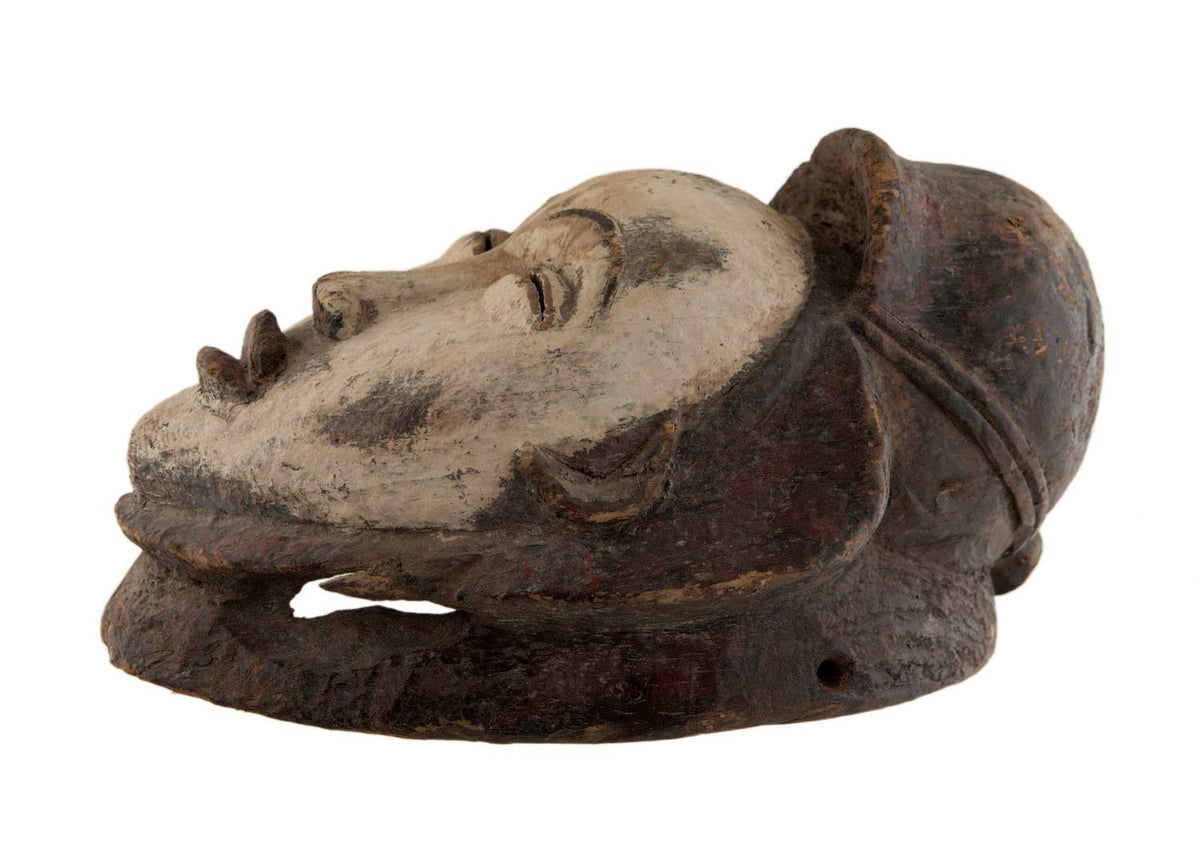 Masque africain Punu-Pounou-Lumbo – Art traditionnel du Gabon