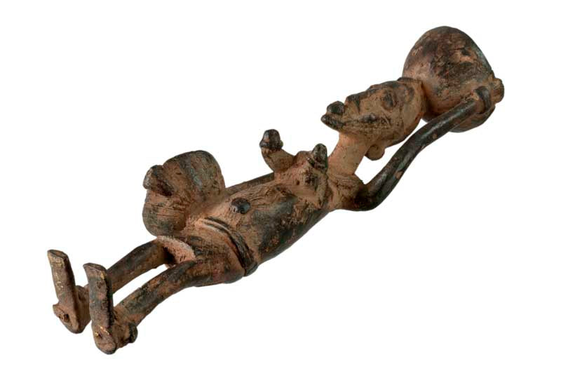 Statue Dogon en bronze – Figurine de maternité, Mali