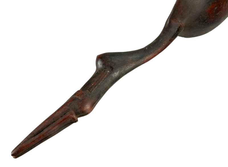 Cuillère Zoulou Izinkhezo Ukhezo en bois – Art africain traditionnel