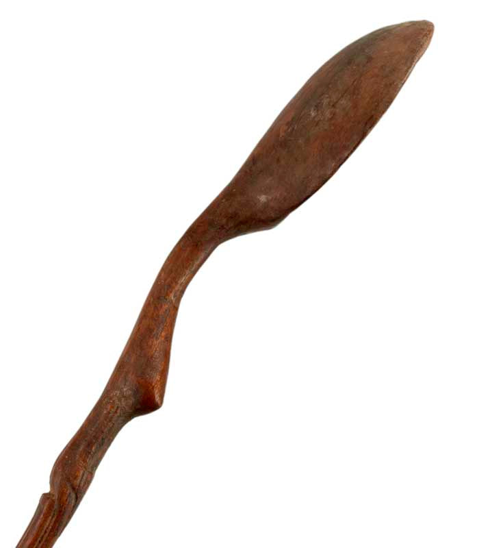 Cuillère Zoulou Izinkhezo Zulu en bois – Art africain traditionnel