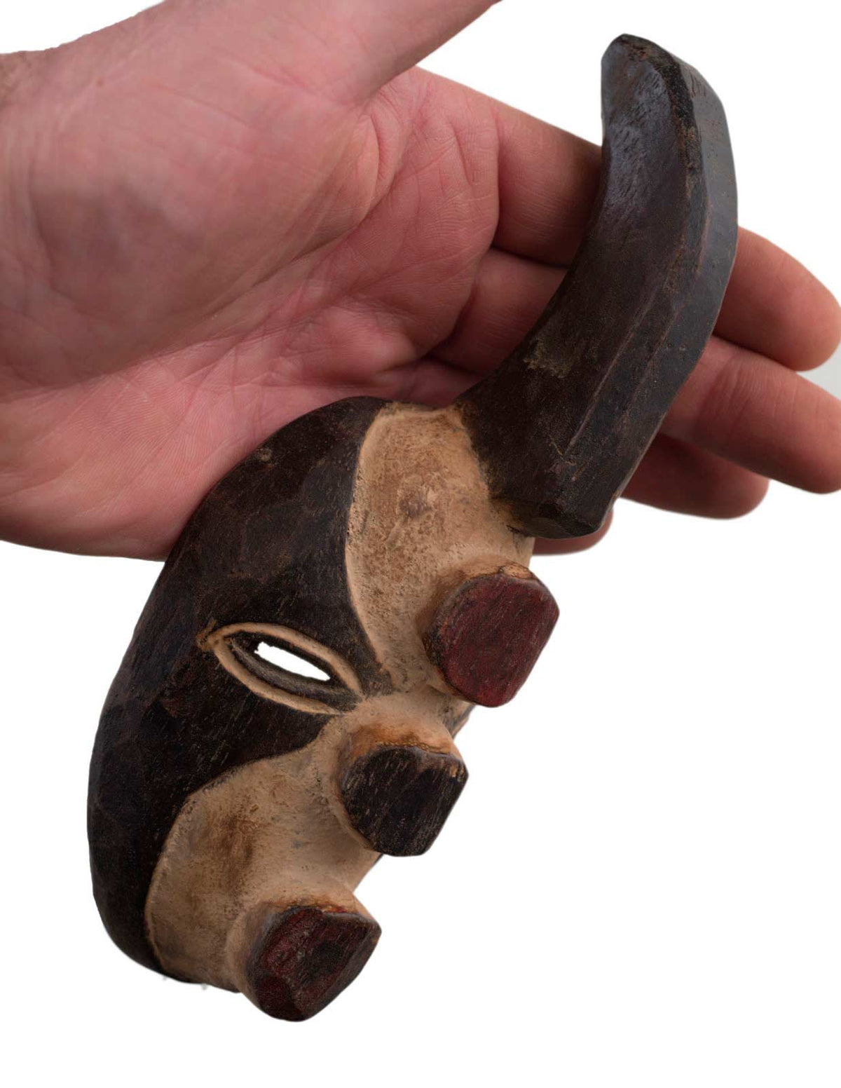 Masquette Grebo – Masque miniature passeport africain en bois