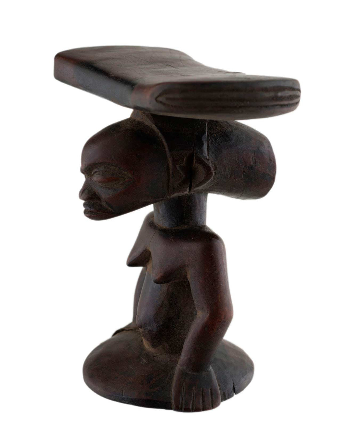 Appui-nuque Luba – Repose-tête traditionnel de RDC