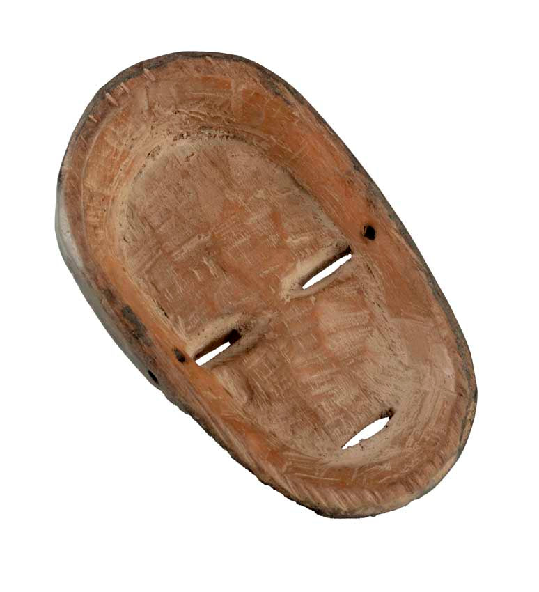Masque passeport africain – Masquette en bois et pigments 15 cm