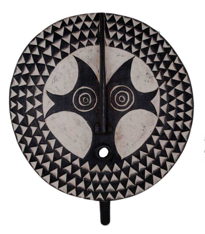 Masque solaire Bobo Bwa du Burkina Faso – grande planche en bois