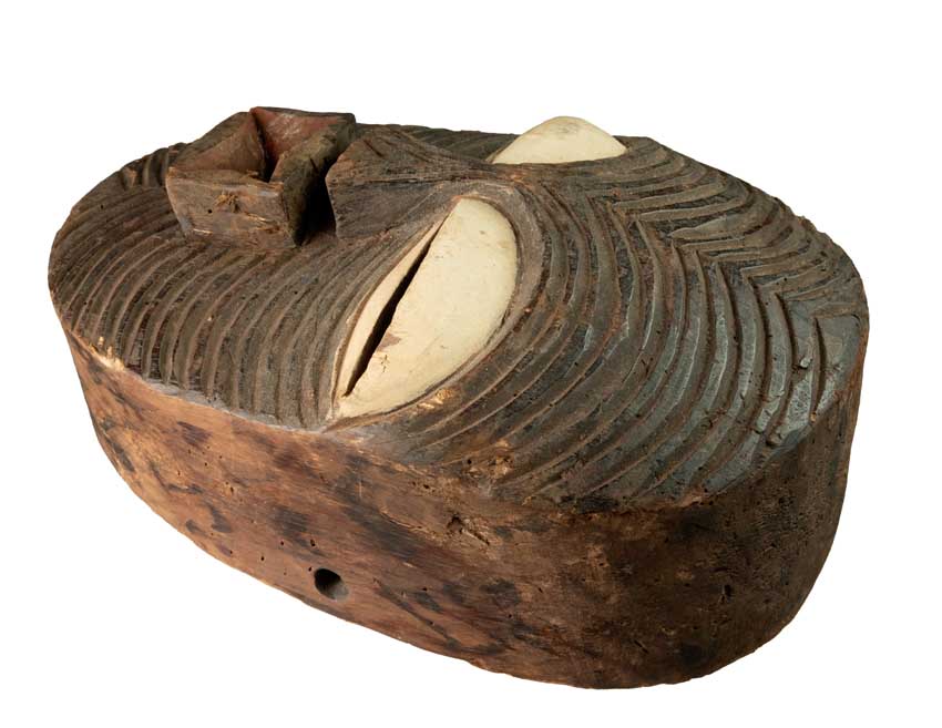 Masque africain Luba Kifwebe – Sculpture traditionnelle en bois