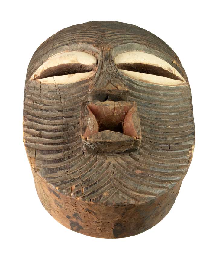 Masque africain Luba Kifwebe – Sculpture traditionnelle en bois