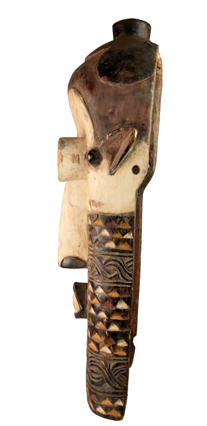 Masque africain Pende – Sculpture traditionnelle en bois