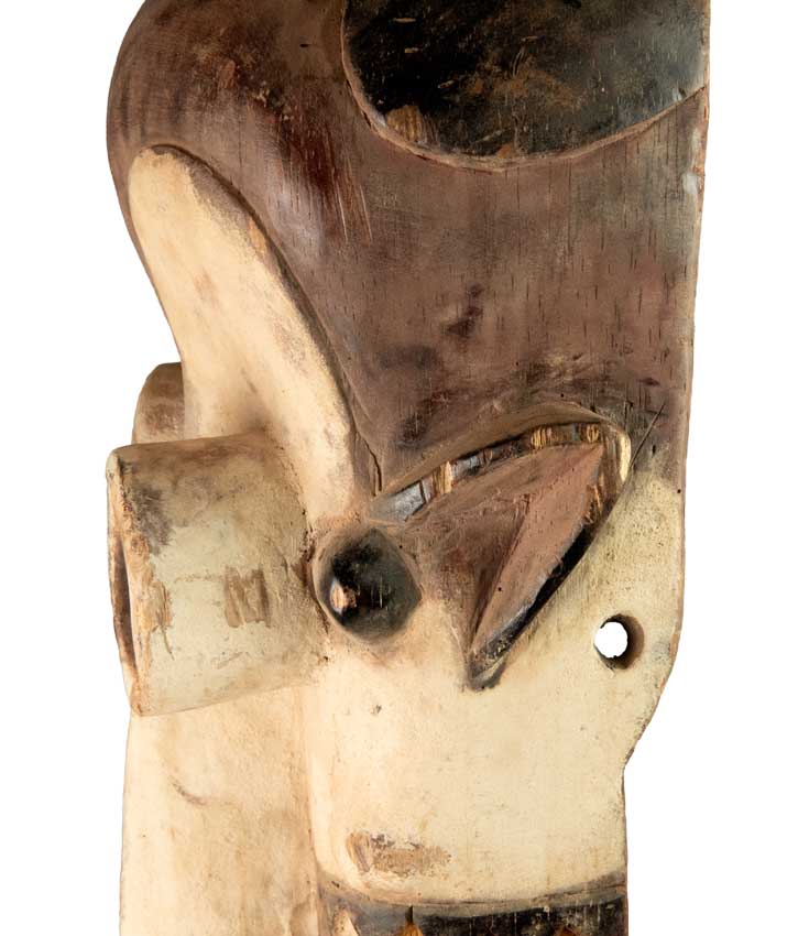 Masque africain Pende – Sculpture traditionnelle en bois