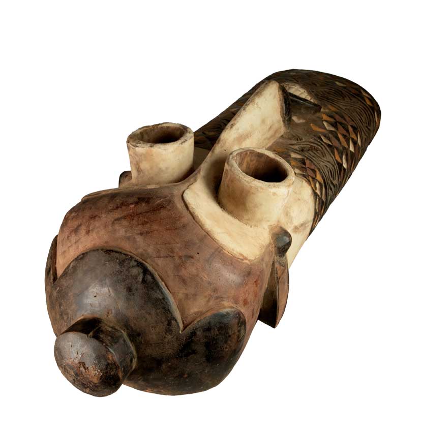 Masque africain Pende – Sculpture traditionnelle en bois