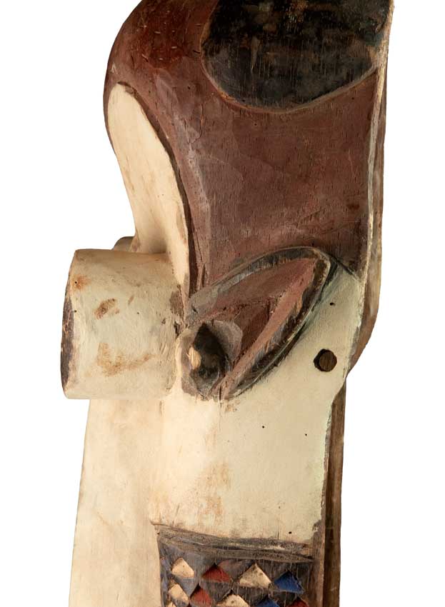Masque africain Pende – Sculpture traditionnelle en bois