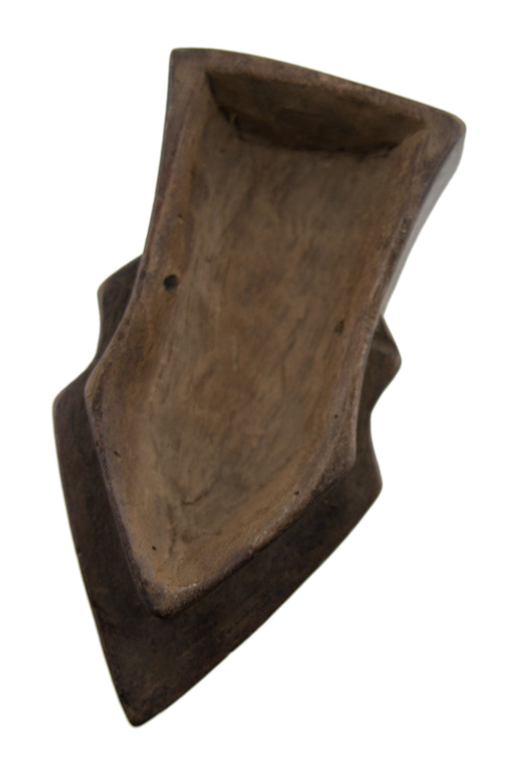 Masque passeport Lega – Masquette africaine en bois et pigments