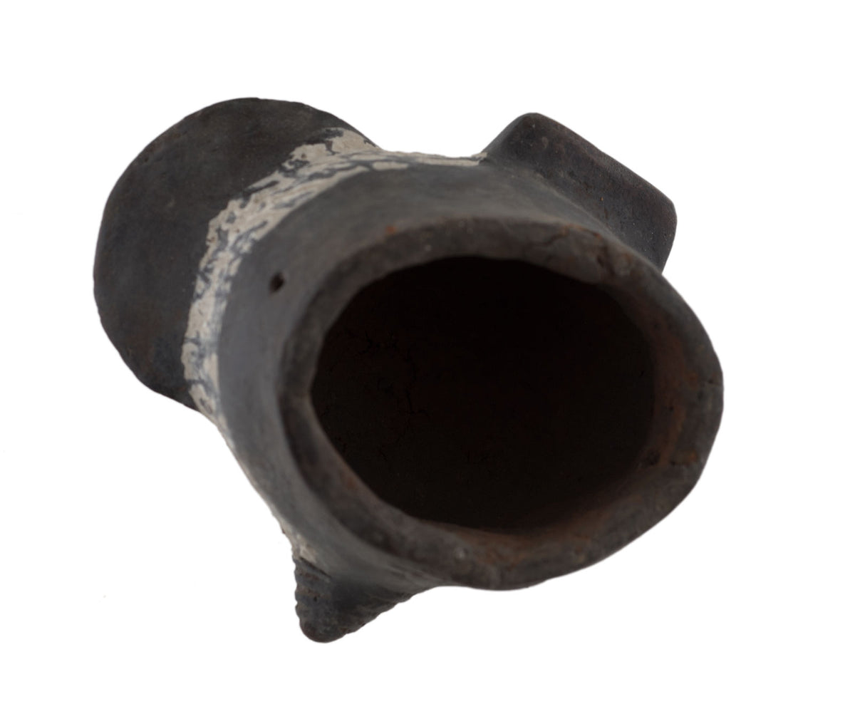 Masquette africaine votive en terre cuite – masque passeport miniature