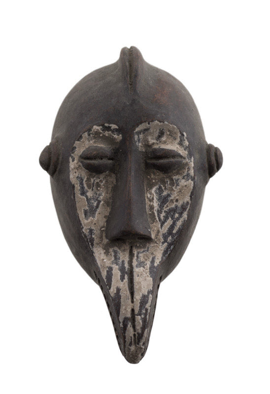 Masquette africaine votive en terre cuite – masque passeport miniature
