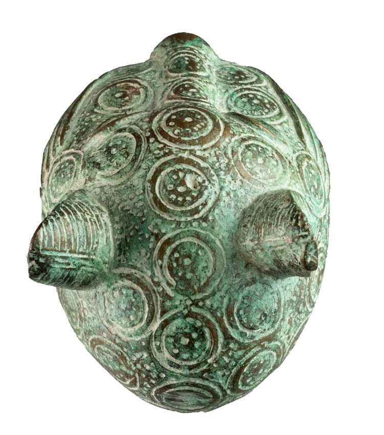 Tête de léopard Yoruba en bronze – Nigéria
