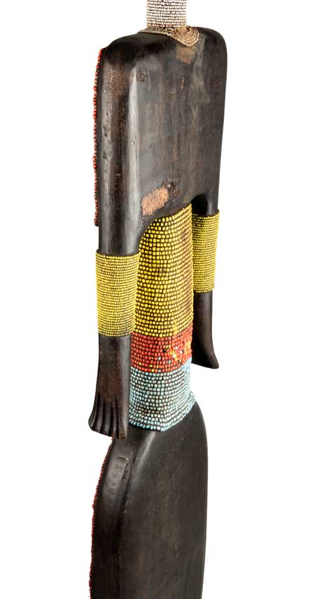Grande statue Namji – Poupée africaine de 104,5 cm du Cameroun