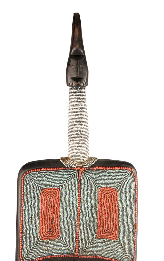 Grande statue Namji – Poupée africaine de 104,5 cm du Cameroun