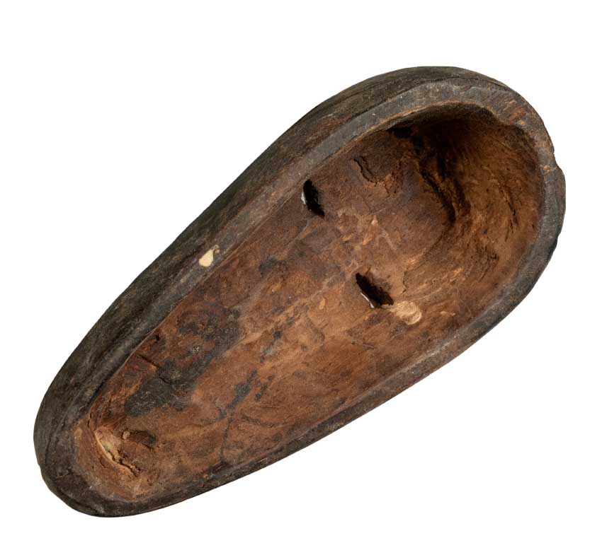 Masque passeport Fang – Masquette africaine en bois 17,5 cm