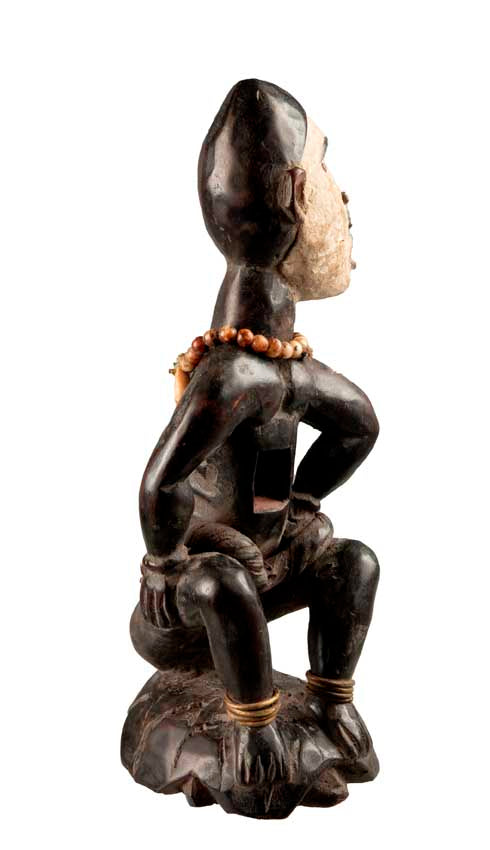 Statuette africaine Kongo – Sculpture traditionnelle en bois du Congo
