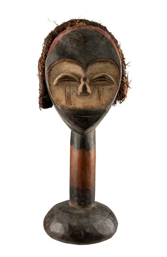Statue Lega buste Bwami à deux visages – 31 cm