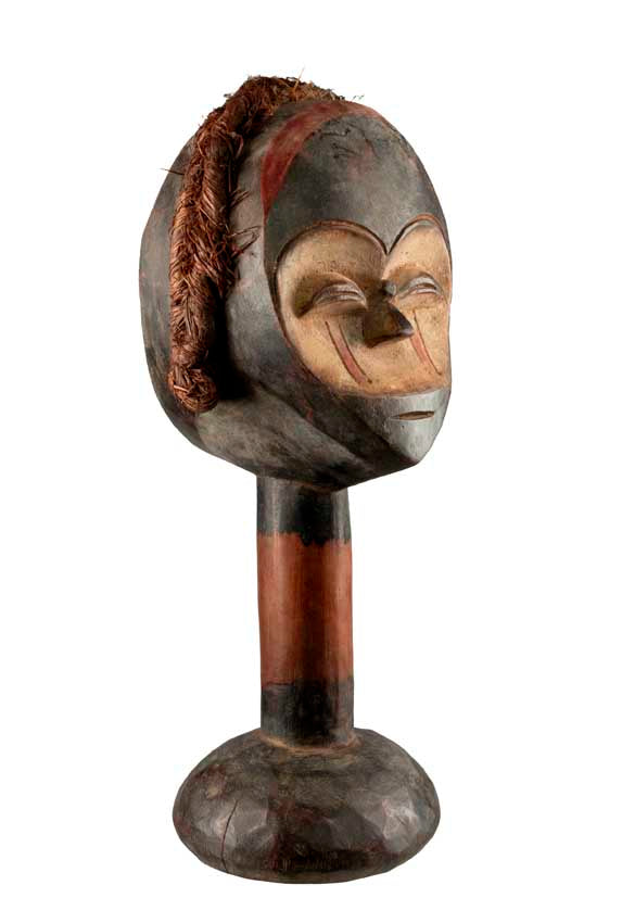 Statue Lega buste Bwami à deux visages – 31 cm