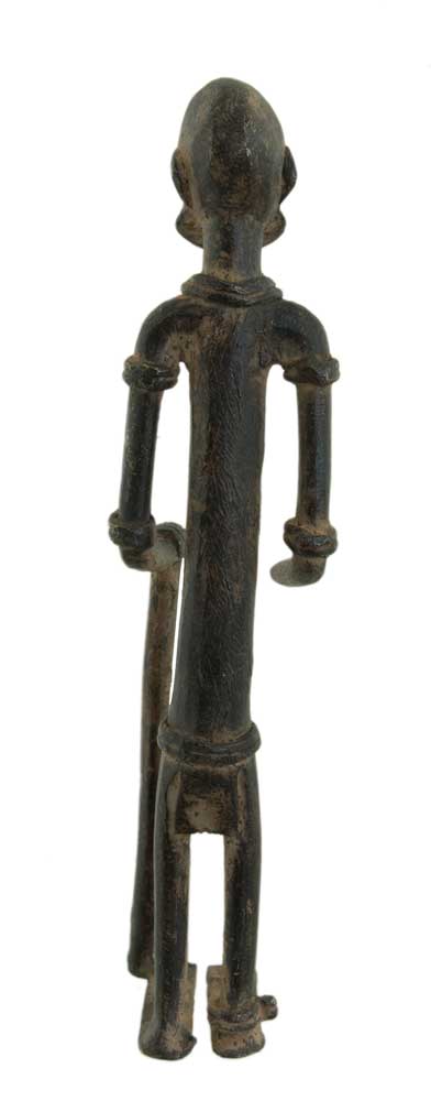 Ancêtre de chefferie Dogon en bronze oxydé – Mali