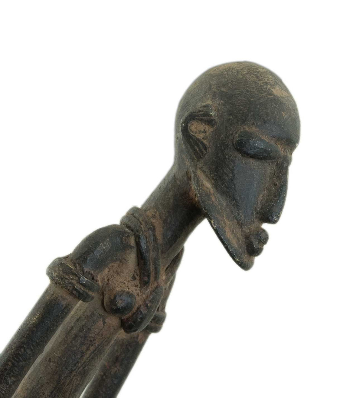 Ancêtre de chefferie Dogon en bronze oxydé – Mali