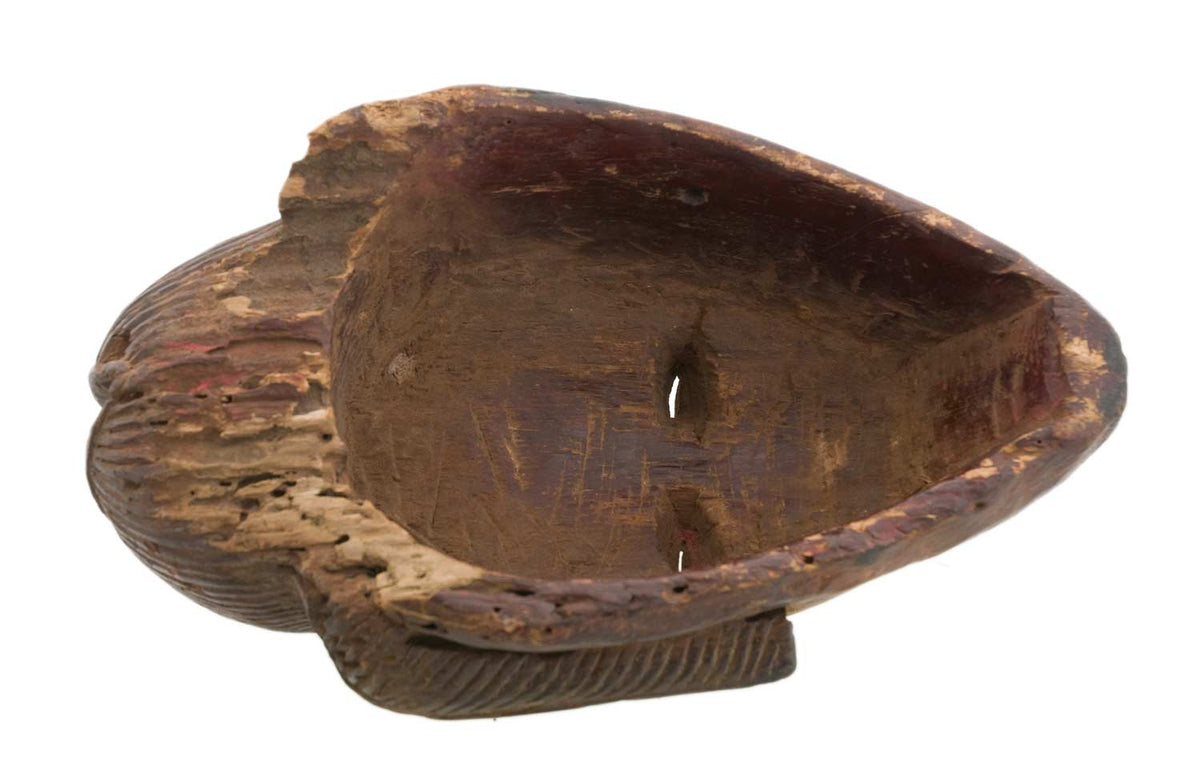 Masque africain Pounou ancien – Masque traditionnel du Gabon