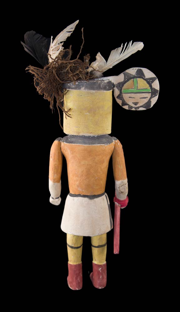 Poupée style Tawa Hopi – Kachina amérindienne du Soleil 34,7 cm