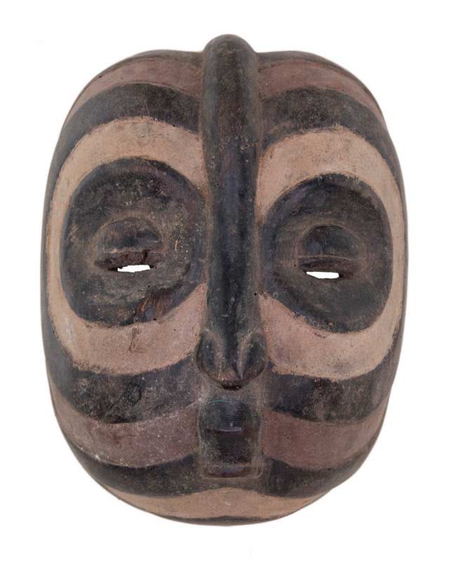 Ancien masque africain de case Songye – République démocratique du Congo