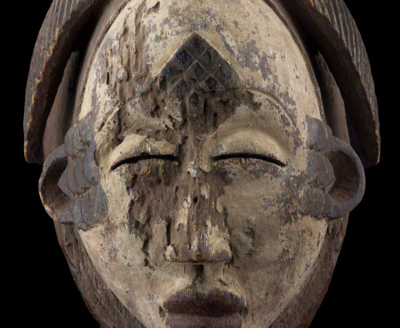 Masque africain Punu-Pounou Tsangui Okuyi – Gabon