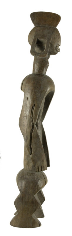 Statue Mumuye – Sculpture africaine en bois du Nigéria 76,5 cm