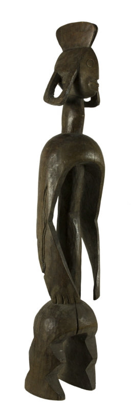 Statue Mumuye – Sculpture africaine en bois du Nigéria 76,5 cm