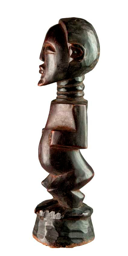 Statuette Baoulé africaine en bois – 23 cm