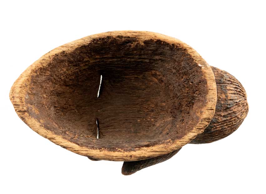 Masque Punu africain en bois – 35,5 cm
