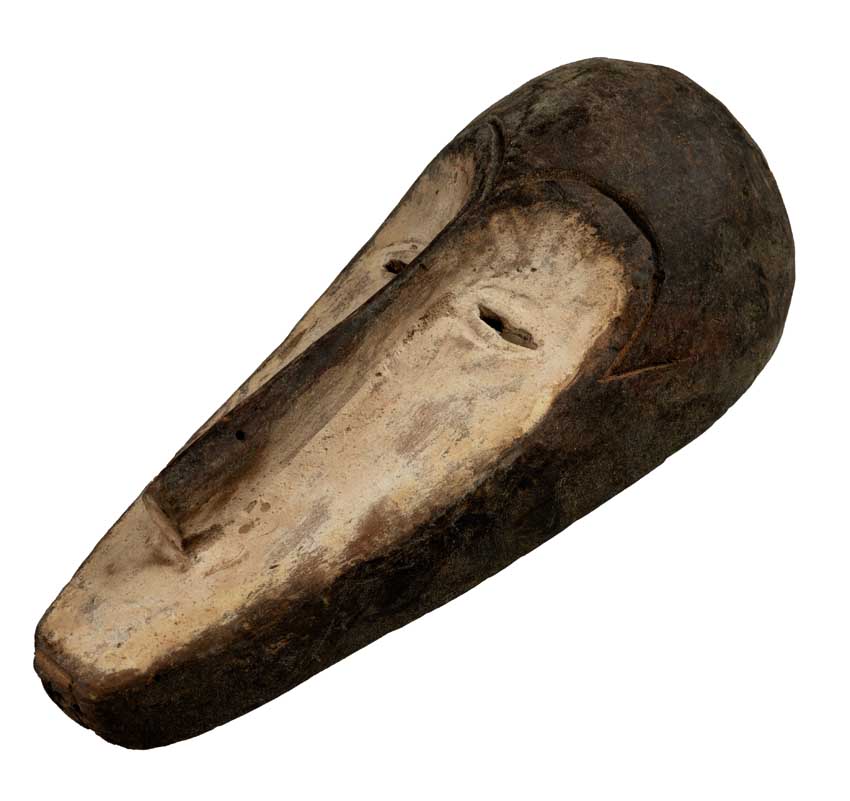 Masque passeport Fang – Masquette africaine en bois 18,2 cm