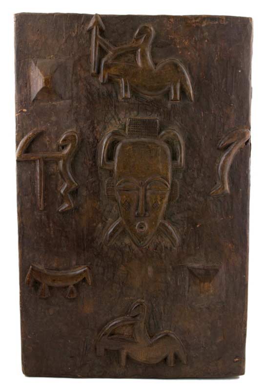 Porte de grenier Sénoufo à mil – Sculpture africaine