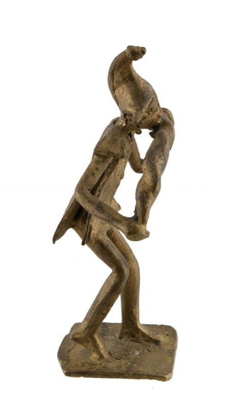 Statuette africaine ancienne en bronze – Burkina Faso