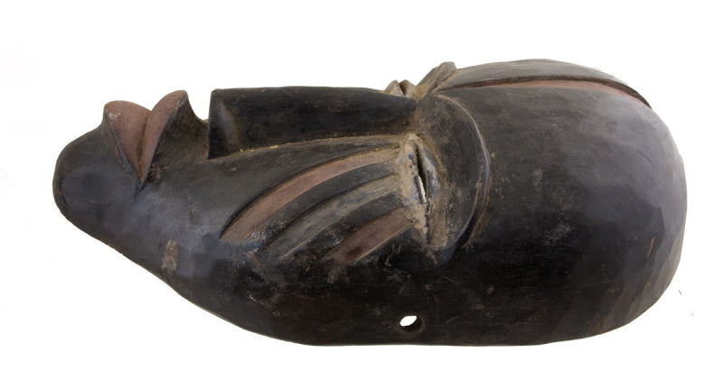 Masque africain Kuba Kabongo Inhuba de RDC – sculpture en bois
