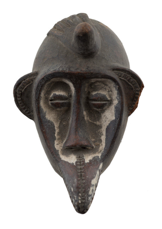 Masquette africaine votive Mahou Dan en terre cuite – partie manquante