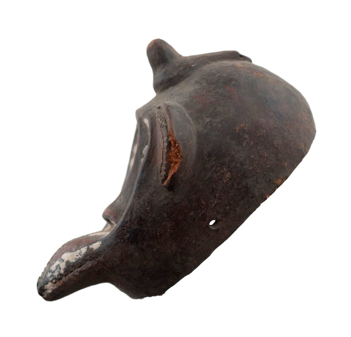 Masquette africaine votive Mahou Dan en terre cuite – partie manquante