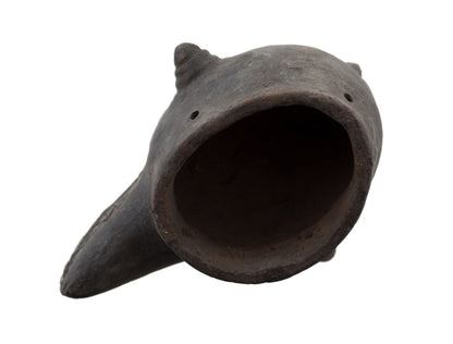 Masquette africaine votive Mahou Dan en terre cuite – masque passeport miniature
