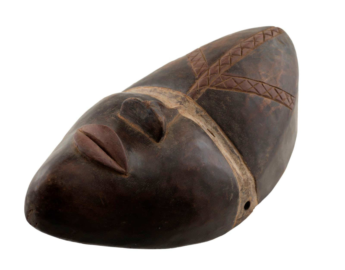 Masque de course Dan Tankaglé du Liberia – masque africain en bois