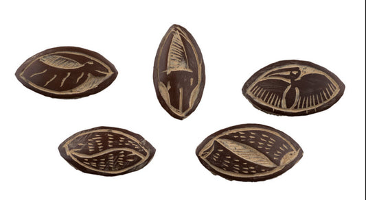 Lot de jetons de jeu d’Abbia Beti – Cameroun