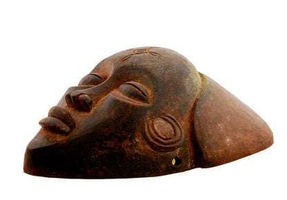 Masque africain Tchokwe – Bois à patine ancienne, Angola-RDC