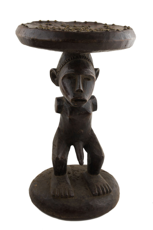 Ancien tabouret siège Kongo – Art africain du Congo
